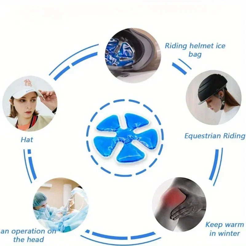 Ice Pack Réutilisable en Gel – Coussin Rafraîchissant pour Casquette et Chapeau