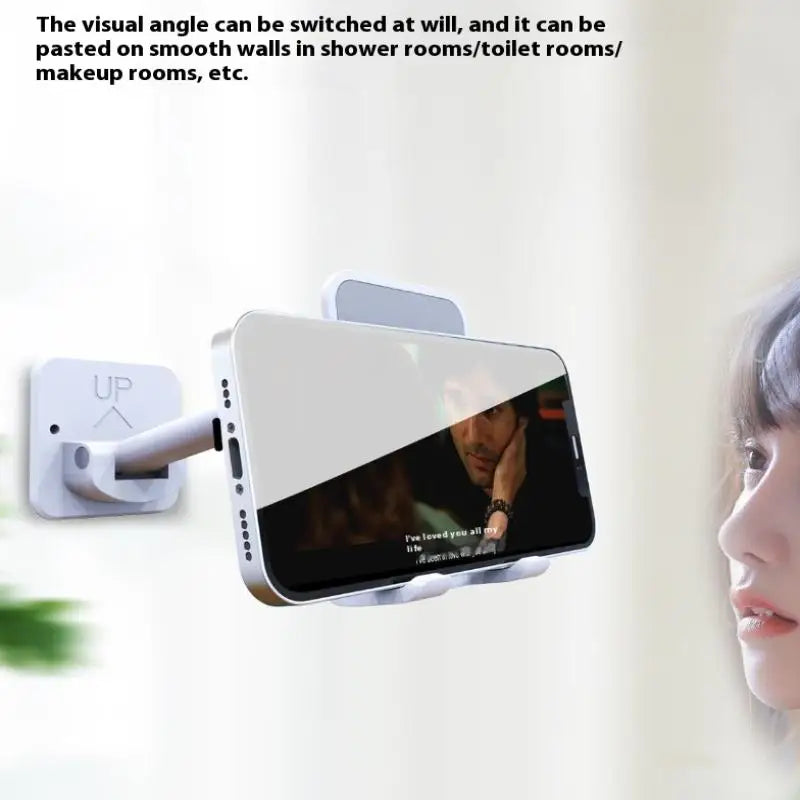 Support Mural Rotatif pour Smartphone – Bras Réglable
