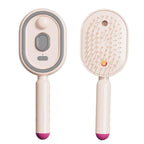 Brosse à Cheveux Électrique Vapeur – Brume Ionique, Réservoir d’Huile & Autonettoyante