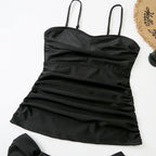 Maillot de Bain Débardeur à Bretelles Amovibles et Réglables