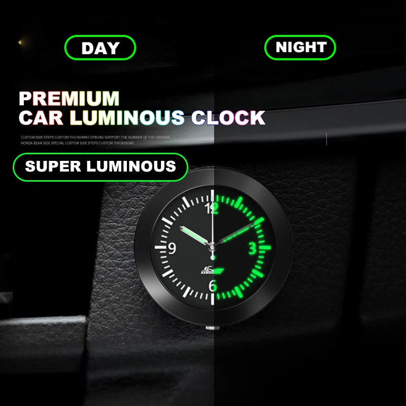 3x Mini Horloge Autoadhésive Lumineuse Quartz – Pratique & Discrète