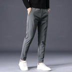 Pantalon élégant d'hiver avec doublure en polaire ultra-chaude pour Homme