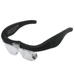 Lunettes Loupe 4 EN 1 avec Lumière LED Rechargeable USB - 1.5X 2.5X 3.5X 5.0X