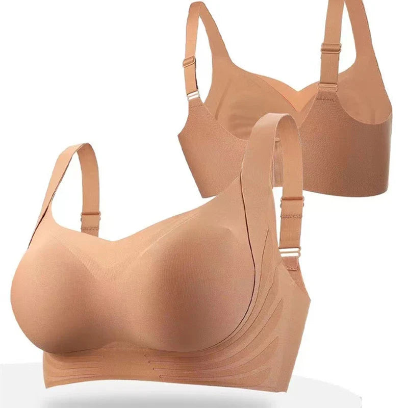 Soutien-gorge en Soie Glacée sans armatures et coutures ajustable