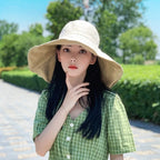 Chapeau Soleil Large Bord Femme UPF 50+ Réversible