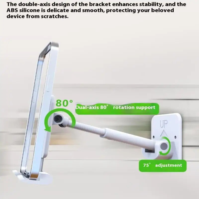 Support Mural Rotatif pour Smartphone – Bras Réglable