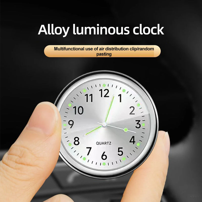 3x Mini Horloge Autoadhésive Lumineuse Quartz – Pratique & Discrète