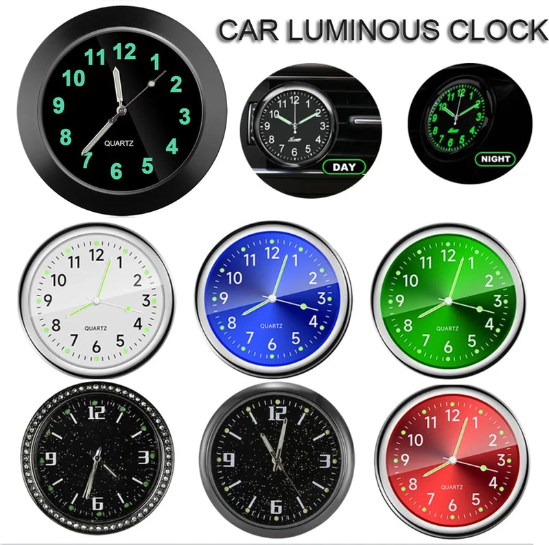 3x Mini Horloge Autoadhésive Lumineuse Quartz – Pratique & Discrète