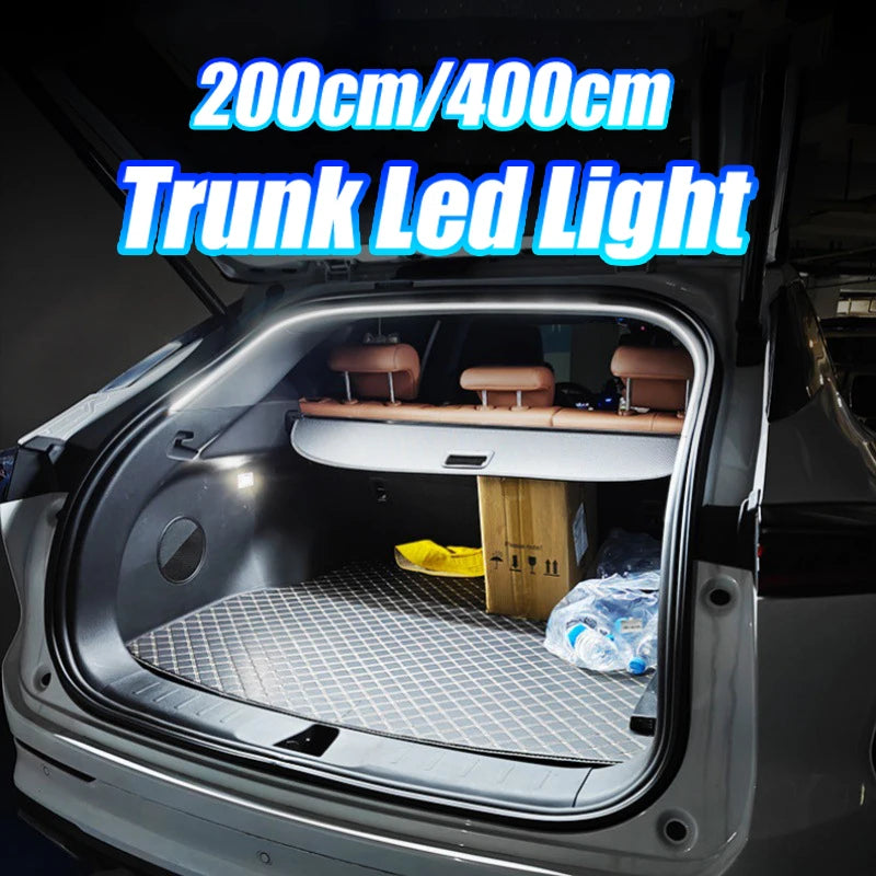 Guirlande LED pour Coffre de Voiture – Éclairage Haute Luminosité à Détection Automatique