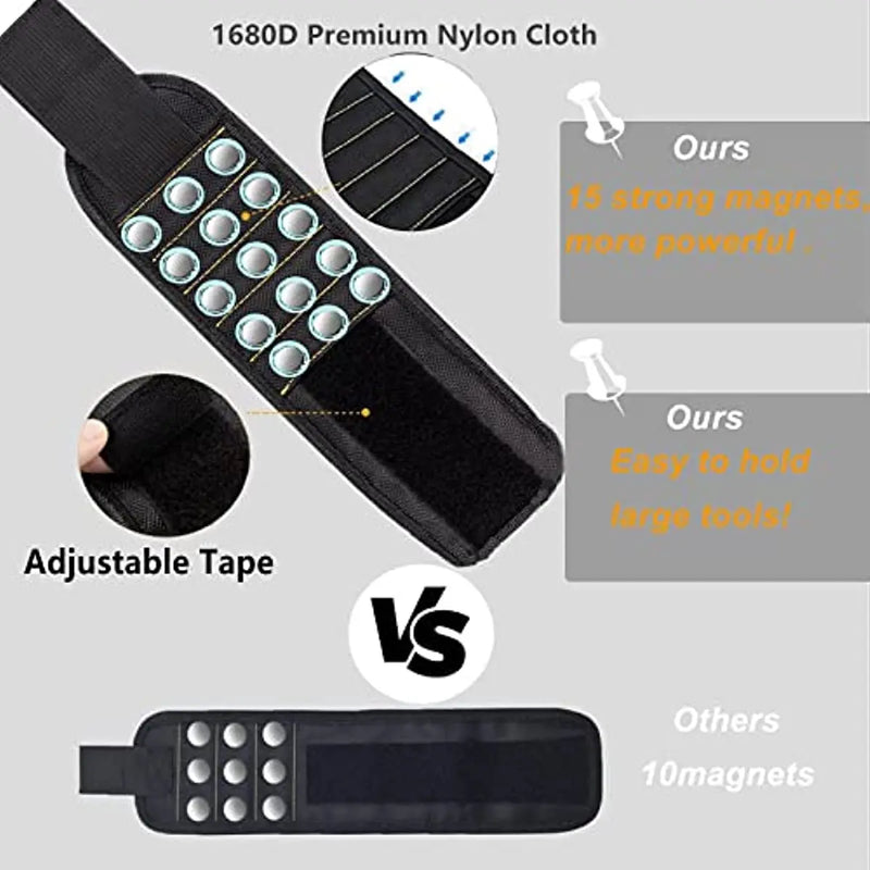 Bracelet Magnétique Porte-VIS Aimanté – Réglable