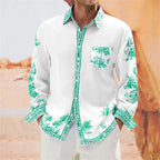 Chemise Marocaine en Coton à Motifs