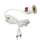 Douille E27 avec Câble 3,8m & Interrupteur