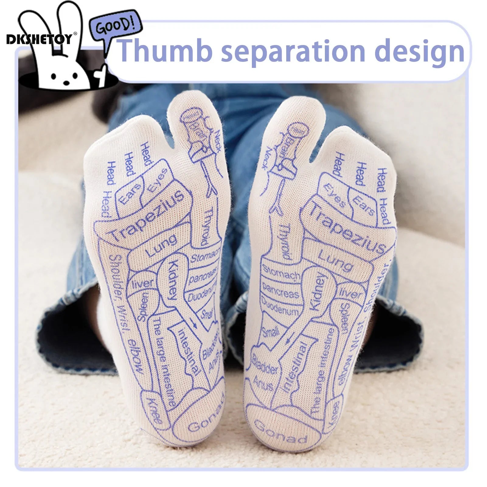Chaussettes de Réflexologie Plantaire - Accessoires OFFERTS