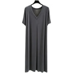 Robe de Nuit en Modal Fluide & Légère à Col V