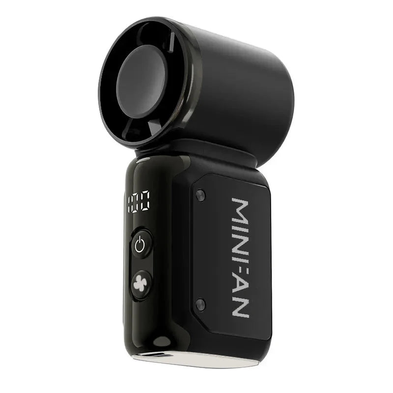 Mini Ventilateur de Poche Sans Pales 4 Vitesses – Silencieux, Léger et Rechargeable pour Voyage et Bureau