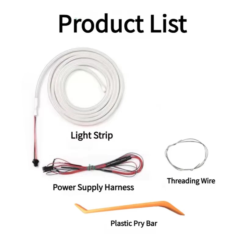 Guirlande LED pour Coffre de Voiture – Éclairage Haute Luminosité à Détection Automatique