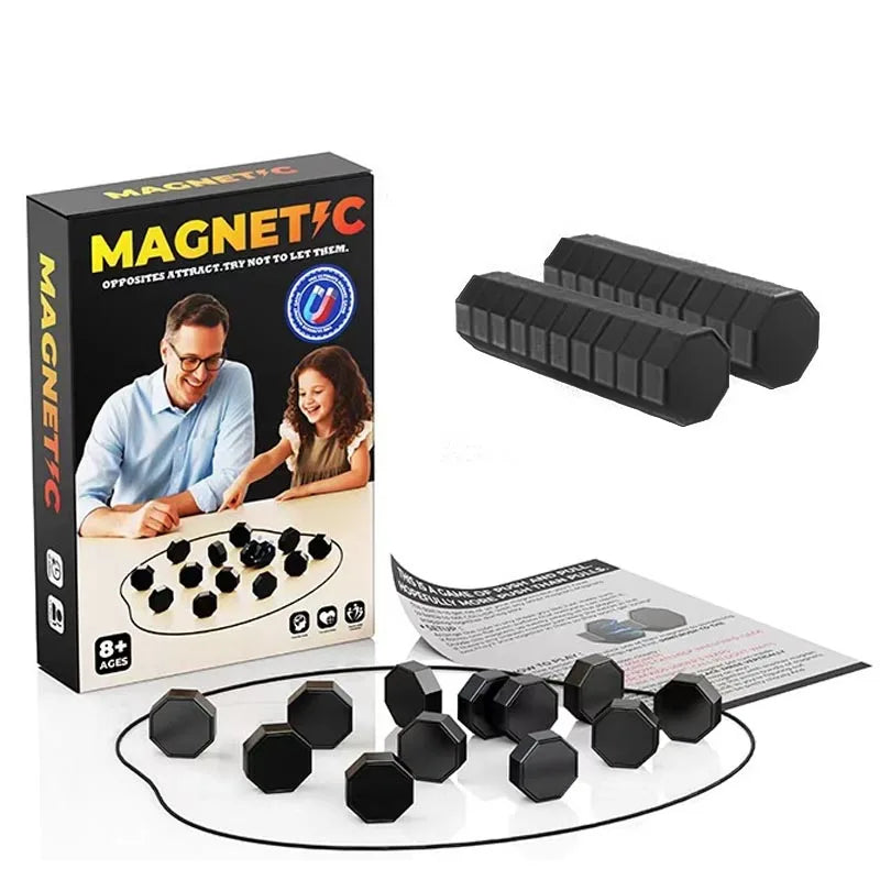 Jeu de Société avec Pierres Magnétiques – Jeu de Stratégie Interactif pour Enfants et Adultes