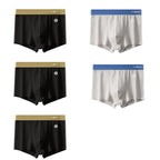 Lot 5 Boxers Homme Côtelés Respirants — Confort Quotidien, Sous-Vêtements
