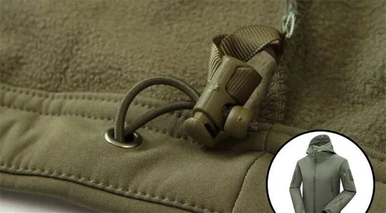 Ensemble Militaire Veste et Pantalon tactique Multipoches - Doublure Polaire