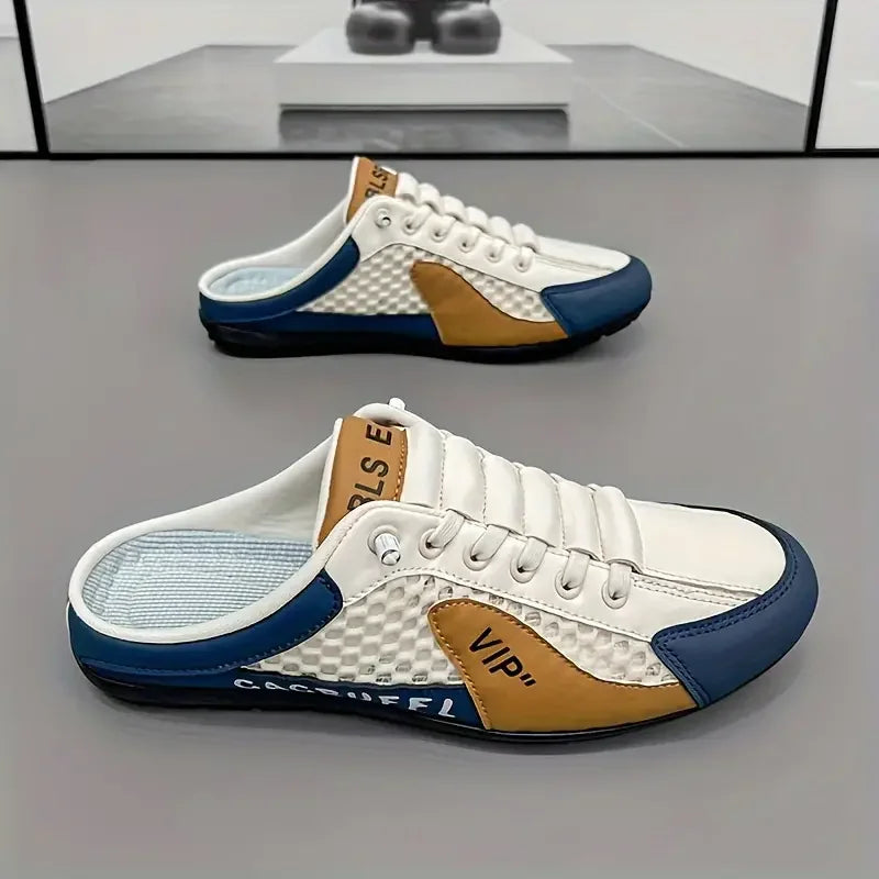 Mules Homme Décontractées Slip-On – Chaussures Confortables, Légères et Respirantes pour l'Été 2026