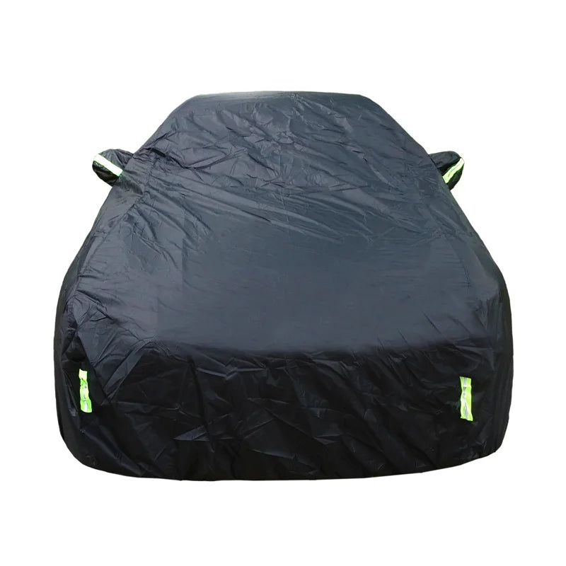 Housse de Voiture Universelle Imperméable SUV/Berline Protection UV, Pluie & Neige – Fermeture Zippée et Repères Réfléchissants