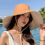 Chapeau Soleil Large Bord Femme UPF 50+ Réversible
