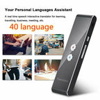 Traducteur vocal portable instantané (38 langues)