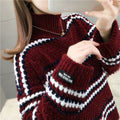 Pull Épais à Col Montant – Confort Automne-Hiver