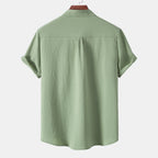 Chemise Décontractée à Col Mao - Printemps & Été