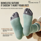 5 paires de Chaussettes Longues à 5 Doigts – Anti-Odeur & Anti-Frottement