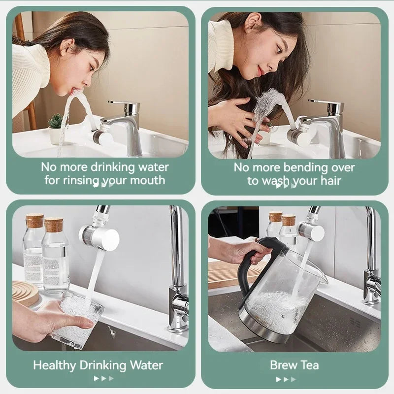 Filtre à Eau 360° Anti Eclaboussures