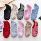 Chaussettes en Polaire Ultra Douce Antidérapantes - Lot de 3