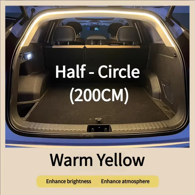 Guirlande LED pour Coffre de Voiture – Éclairage Haute Luminosité à Détection Automatique