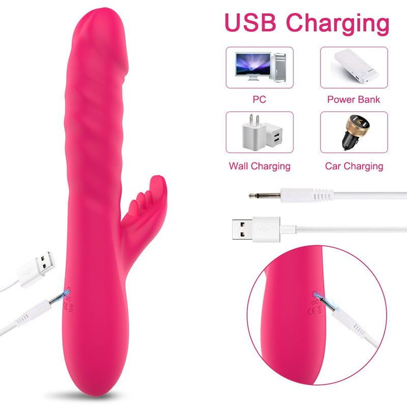 RABBIT 2.0 - Vibromasseur stimulation de poussée avec perles