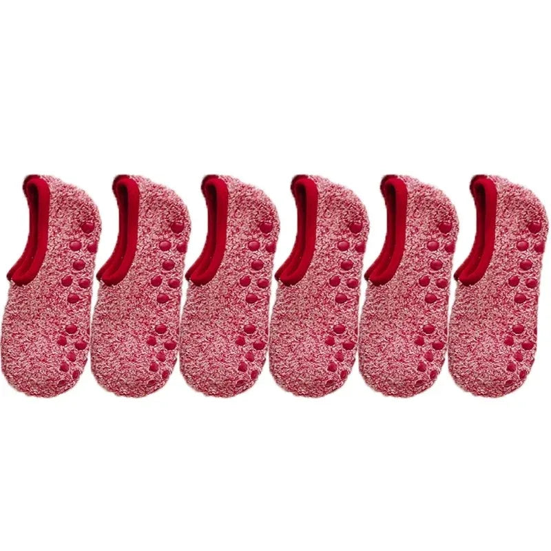 Chaussettes en Polaire Ultra Douce Antidérapantes - Lot de 3