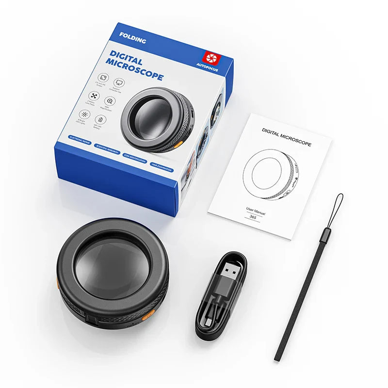 Mini Loupe Microscope Numérique 2 en 1