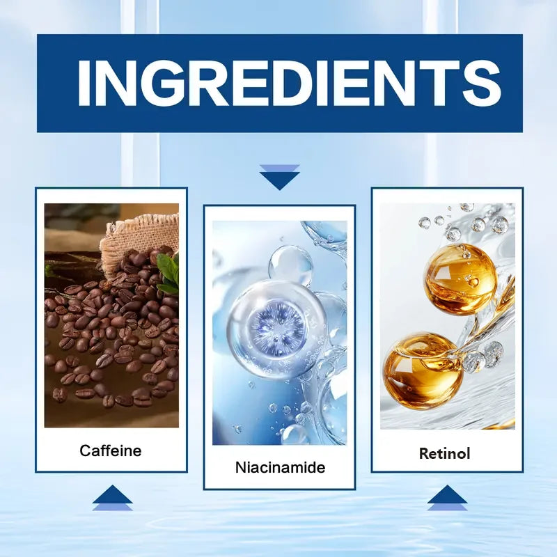 Sérum Intensif Action Anti-Fatigue Caféine + Niacinamide - Pour un regard reposé & lumineux