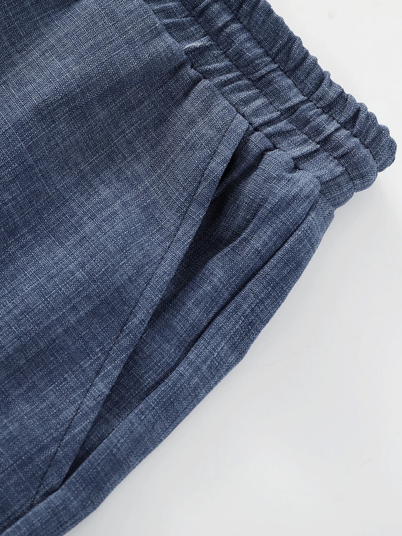 Ensemble Homme Chemise et Short en Coton et Lin – Tenue 2 Pièces Décontractée et Respirante