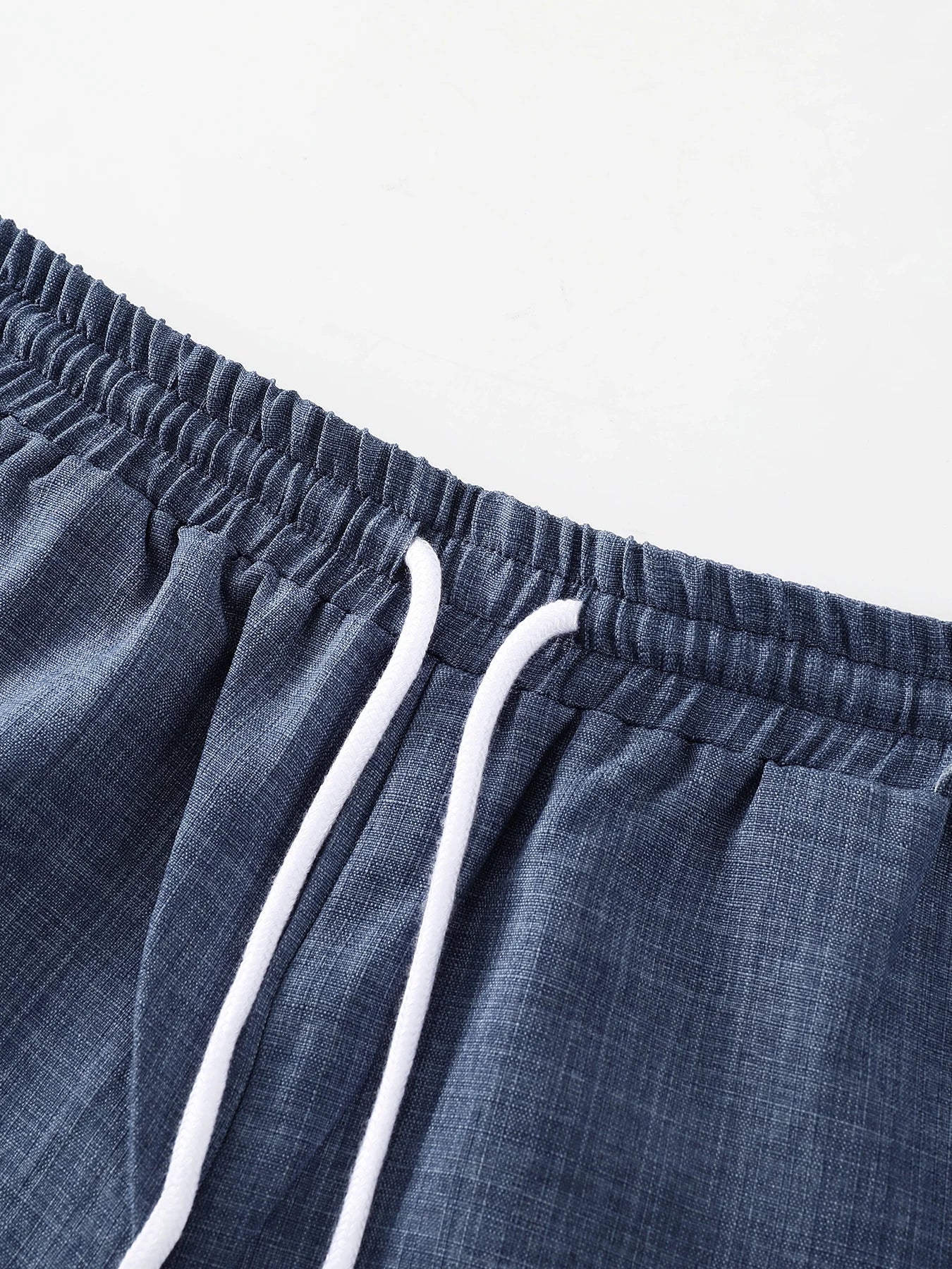 Ensemble Homme Chemise et Short en Coton et Lin – Tenue 2 Pièces Décontractée et Respirante
