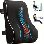 Coussin Lombaire Ergonomique Mousse à Mémoire de Forme — Soutien Dorsal