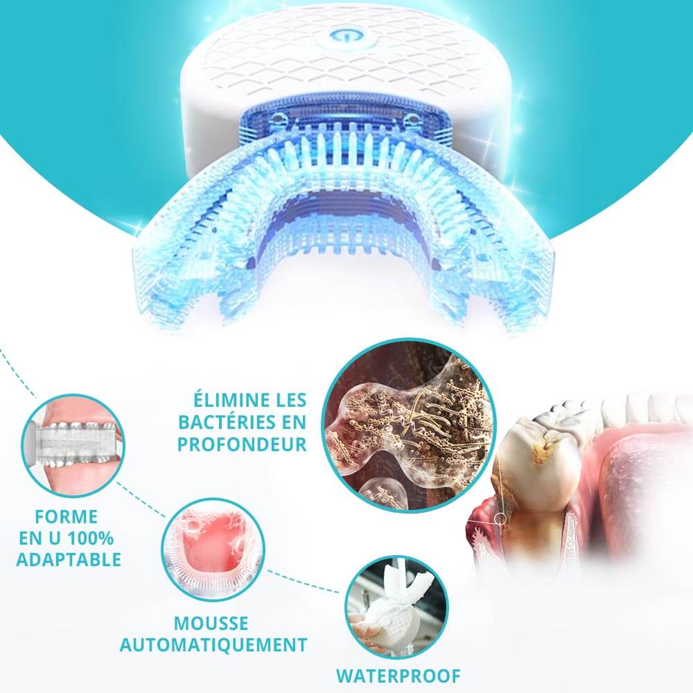 Brosse à Dents Électrique Sonique 360°