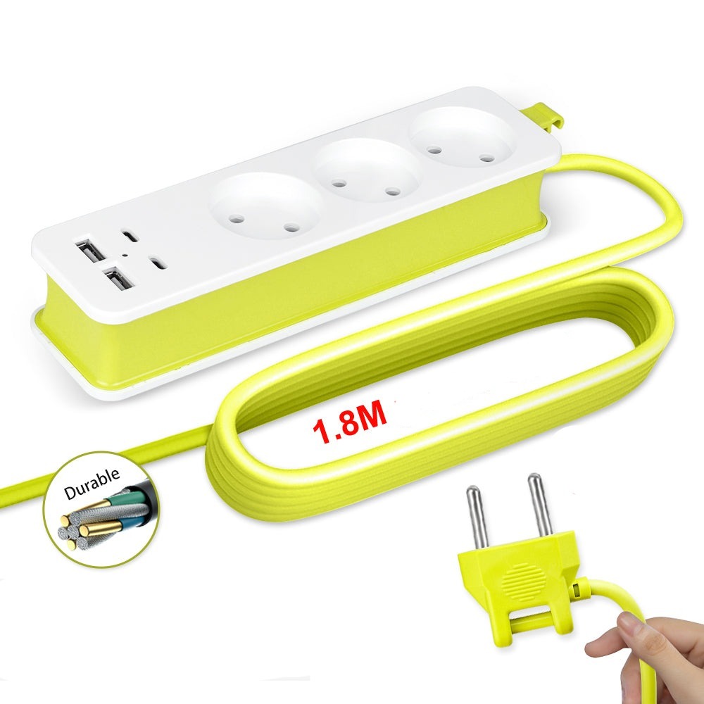 Rallonge multiprise USB - 1.8 mètres