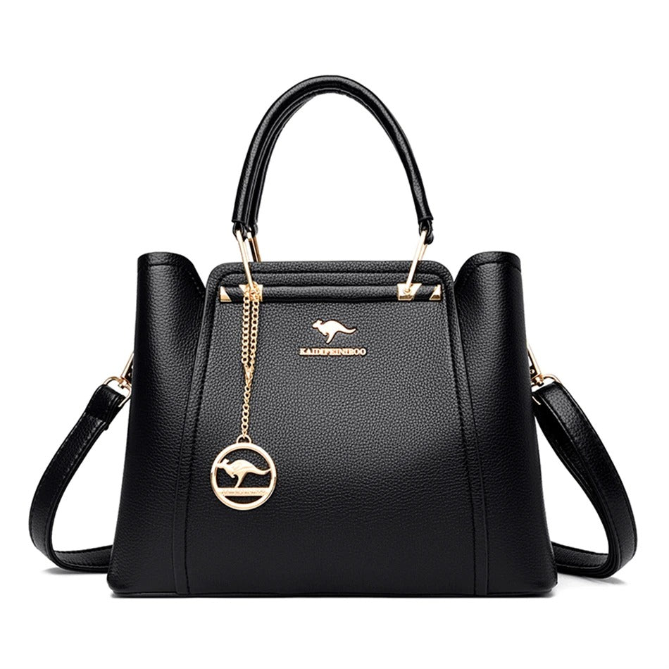 Sac à main PREMIUM en cuir souple pour femmes