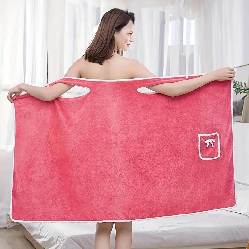 Snap Bath Towel Robe - ULTRA absorbent