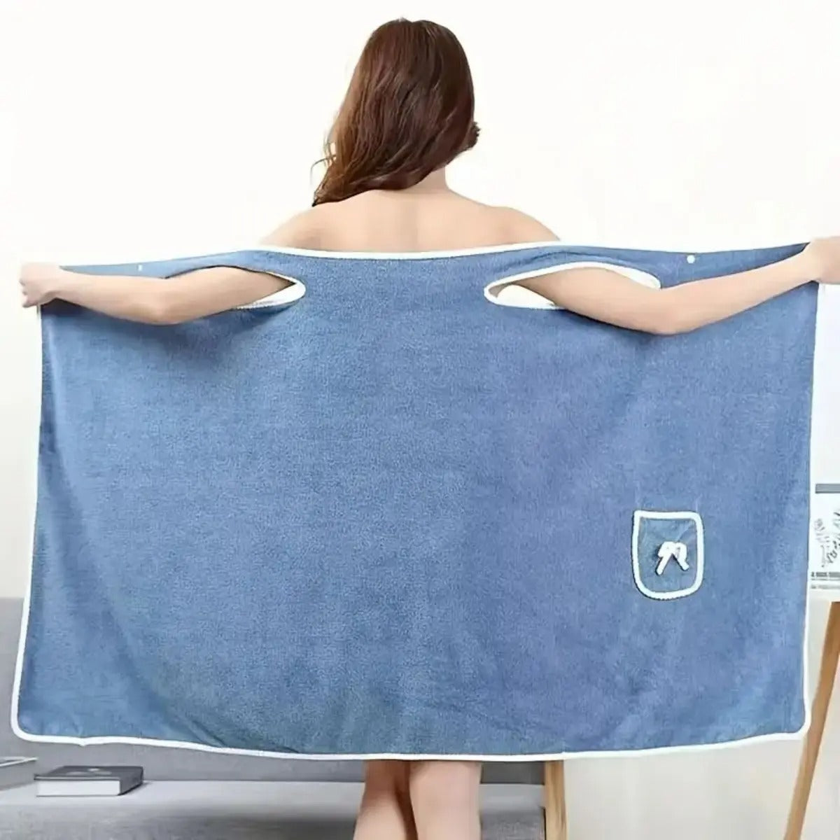 Snap Bath Towel Robe - ULTRA absorbent