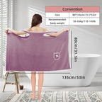 Snap Bath Towel Robe - ULTRA absorbent