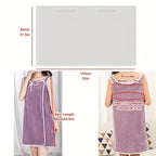 Snap Bath Towel Robe - ULTRA absorbent