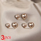 Lot de 3 Broches en perle pour décolleté