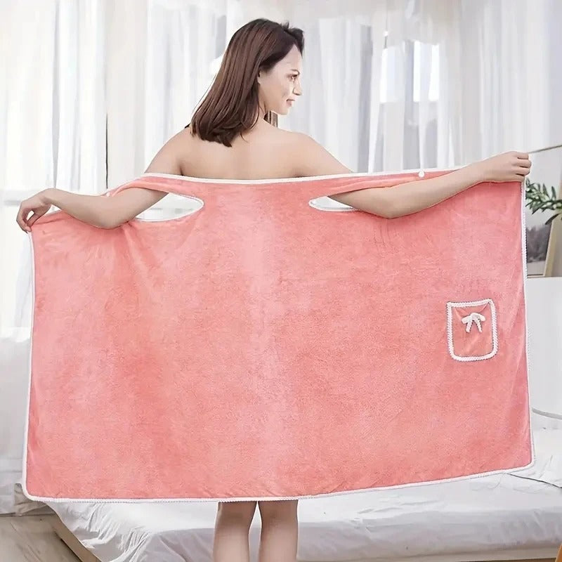Snap Bath Towel Robe - ULTRA absorbent