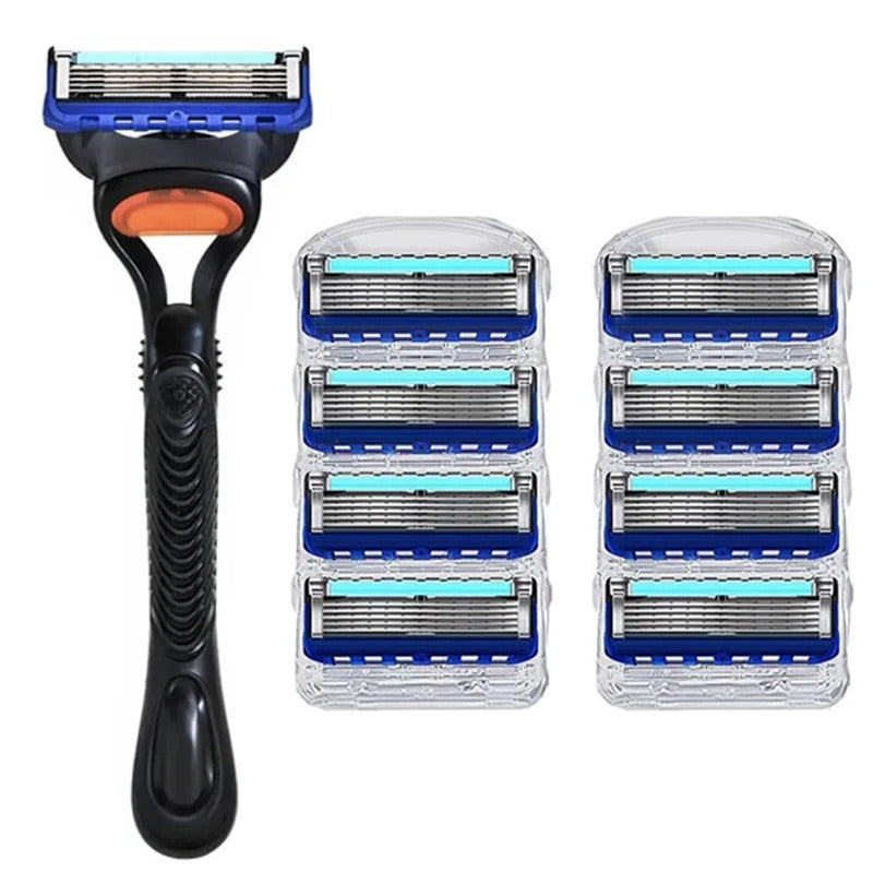 Rasoir Rotatif + 12 Lames jetables